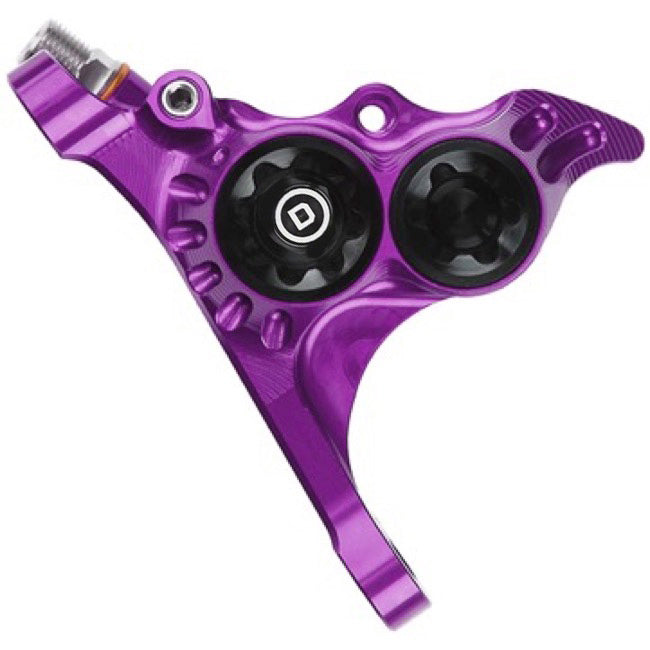 Hope RX4+ Disc Brake Caliper - Flat Mount Front +20mm DOT Type Purple