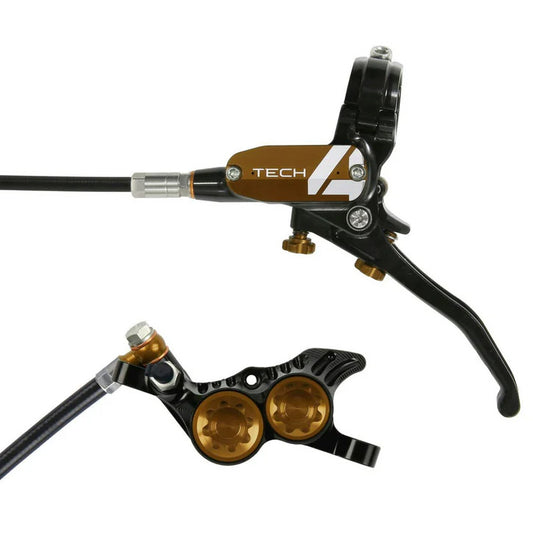 Hope Tech 4 V4 Disc Brake Right/Rear 74mm Black/Bronze