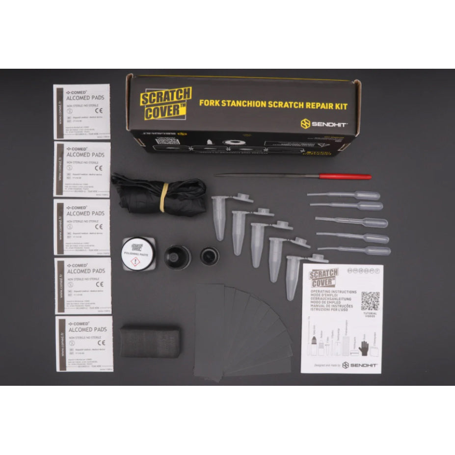 Scratch Cover, Stanchion Repair Kit, Clear, Each