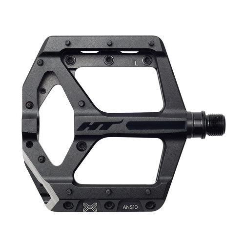 HT Components ANS10 Pedals - Platform Aluminum 9/16" Stealth Black