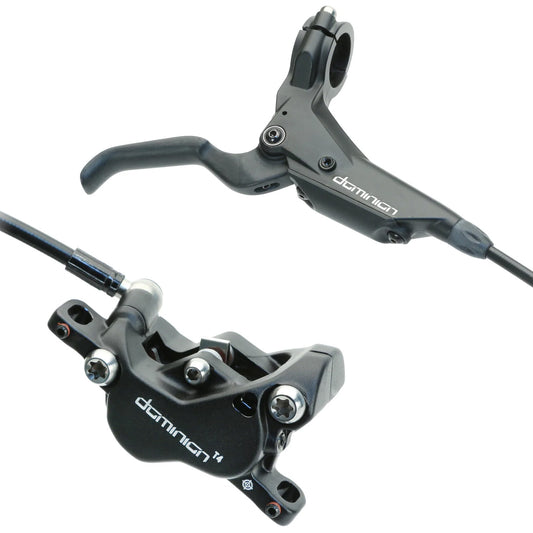 Hayes Dominion T4 Disc Brake and Lever - Front Hydraulic Post Mount Black