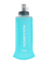 ROCKBROS 500ml Collapsible Soft Flask Flexible Water Bottle for Running, Hiking, Cycling Skiing