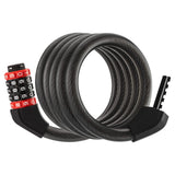 ROCKBROS 5-Digit Bike Lock Cable 70 Inch Combination Lock (5.9ft)