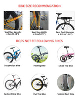 ROCKBROS Quick Release Rear Bike Cargo Rack, Adjustable for 26”-29” Mountain Bikes