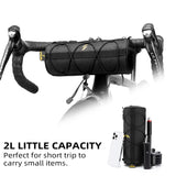 ROCKBROS Small Handlebar Bag Handy Front Bike Storage Pouch with Shoulder Strap Ideal