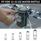 ROCKBROS Bike Water Bottle Holder with Mesh Pockets for Kids Adults