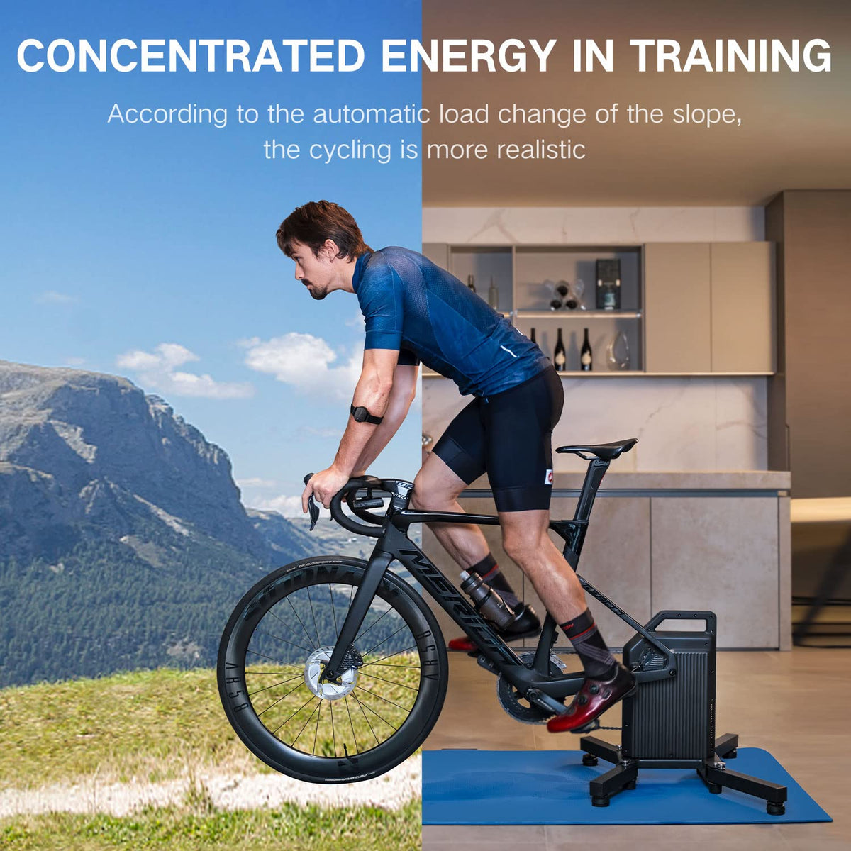 Sw Riding Trainer CYCPLUS T2 Indoor BLDC-Motor Drive Riding Smart Bike Trainer Compatibl ...