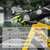 ROCKBROS Windproof Winter Cycling  Padded Thermal  Gloves for Men Women