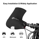 ROCKBROS Handlebar Mittens - Cold Weather Windproof MTB Bar Covers