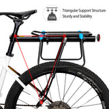 ROCKBROS Quick Release Rear Bike Rack, Aluminum Alloy Cargo Rack for Mountain Bikes