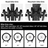 One-Second Foldable Push-In Bike Stand for 20"-29" Wheels