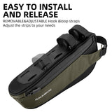ROCKBROS Portable Bike Top Tube Bag Reflective Ultralight