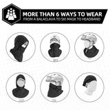 ROCKBROS Ski Mask Thermal Fleece Balaclava Winter Face Cover for Men Women