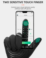 ROCKBROS Winter Cycling Thermal Running Ski Touchscreen Snow Gloves for Outdoor Sports