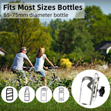 ROCKBROS 2-in-1 Bike Cup Holder Adjustable Bottle Cage for Handlebars & Seat Post
