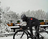 ROCKBROS Winter Cycling Jacket Thermal Fleece Windproof Jacket Running Biking Hiking