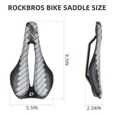 ROCKBROS Bike Seat Bicycle Saddle Comfortable Memory TPU Cushion