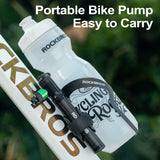 ROCKBROS Mini Hand Bike Tire Pump Dual Mode CO2 or Manual 110PSI