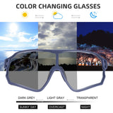 Thickened PC Lens Photochromic Sunglasses (UV400)