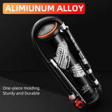 ROCKBROS Mini Bike Pump Portable with Hidden Pressure Gauge Fits Valves 220PSI