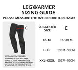 ROCKBROS Cycling Leg Warmers Thermal Long Leg Sleeves for Men Women Legwarmer