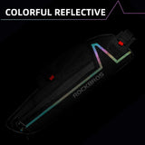 ROCKBROS Water Resistant Bike Triangle Frame Bag, Colorful Reflective 1.5L