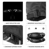 ROCKBROS Winter Handlebar Mittens - Extreme Cold Weather MTB Fat Bike Pogies
