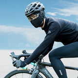 ROCKBROS Skull Cap Helmet Liner, Winter Thermal Cycling Hat with Glasses Holes, Beanie