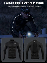 ROCKBROS Men¡¯s Winter Cycling Jacket Thermal Windproof Softshell for Road MTB
