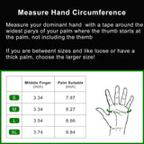 ROCKBROS Winter Cycling Gloves, Water-Resistant, Touch Screen, Anti-Slip Full Finger Gloves