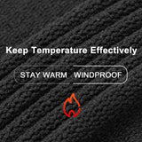 ROCKBROS Winter Knit Arm Warmers, Long Fingerless Sleeves for Women Men