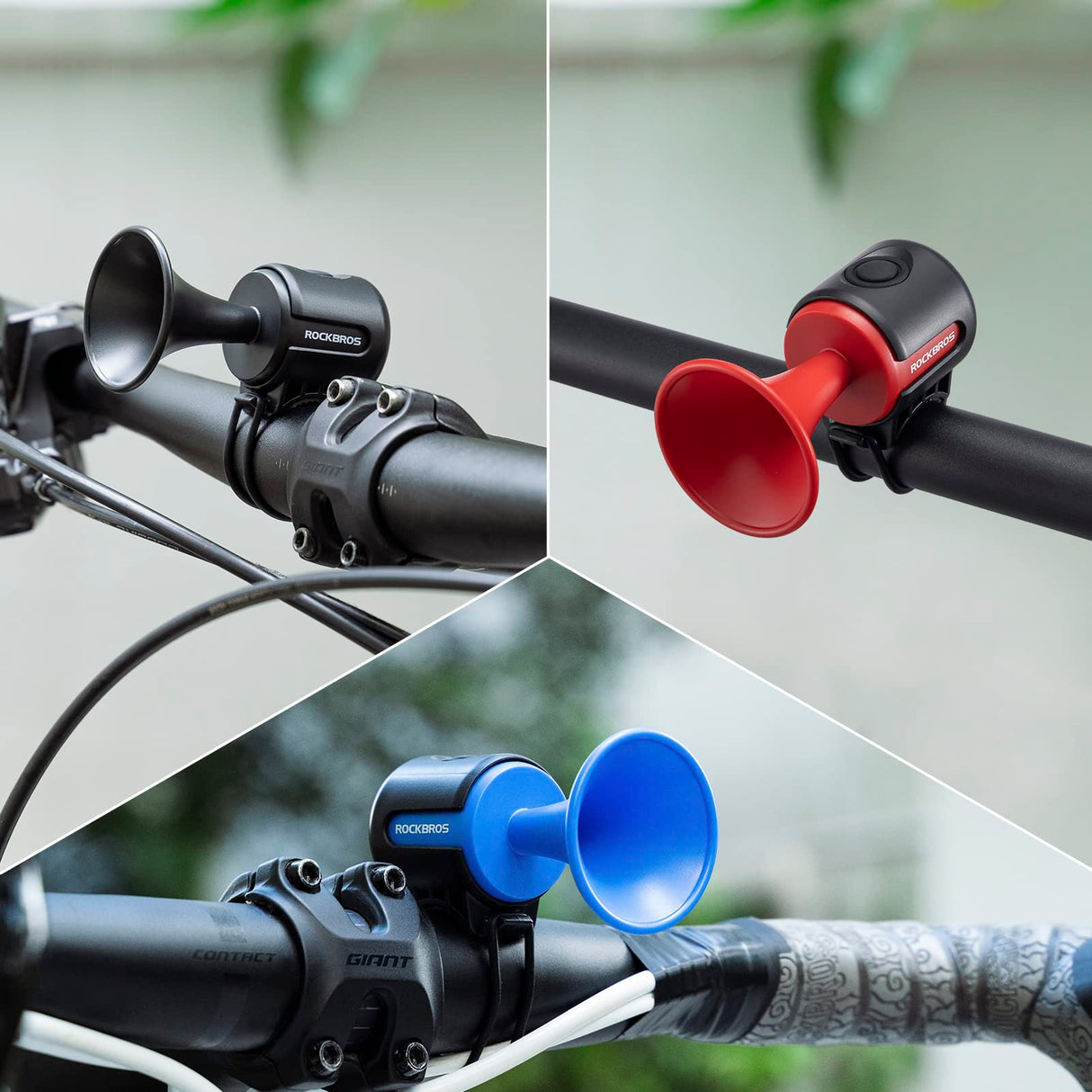 ROCKBROS Bike Bell Electric Bike Horn Waterproof 120dB