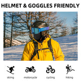 ROCKBROS Thermal Ski Mask, Windproof Fleece Balaclava for Cold Weather, Ski Face Mask for Men