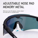 Unisex Polarized Cycling Glasses with 2 Replaceable Lenses