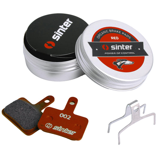 Sinter Red s514 Compound Organic Disc Brake Pads - Shimano B Type Sinter Type 002 One Pair