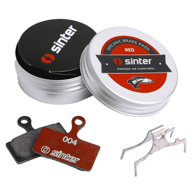 Sinter Red s514 Compound Organic Disc Brake Pads - Shimano G Type Sinter Type 004 One Pair