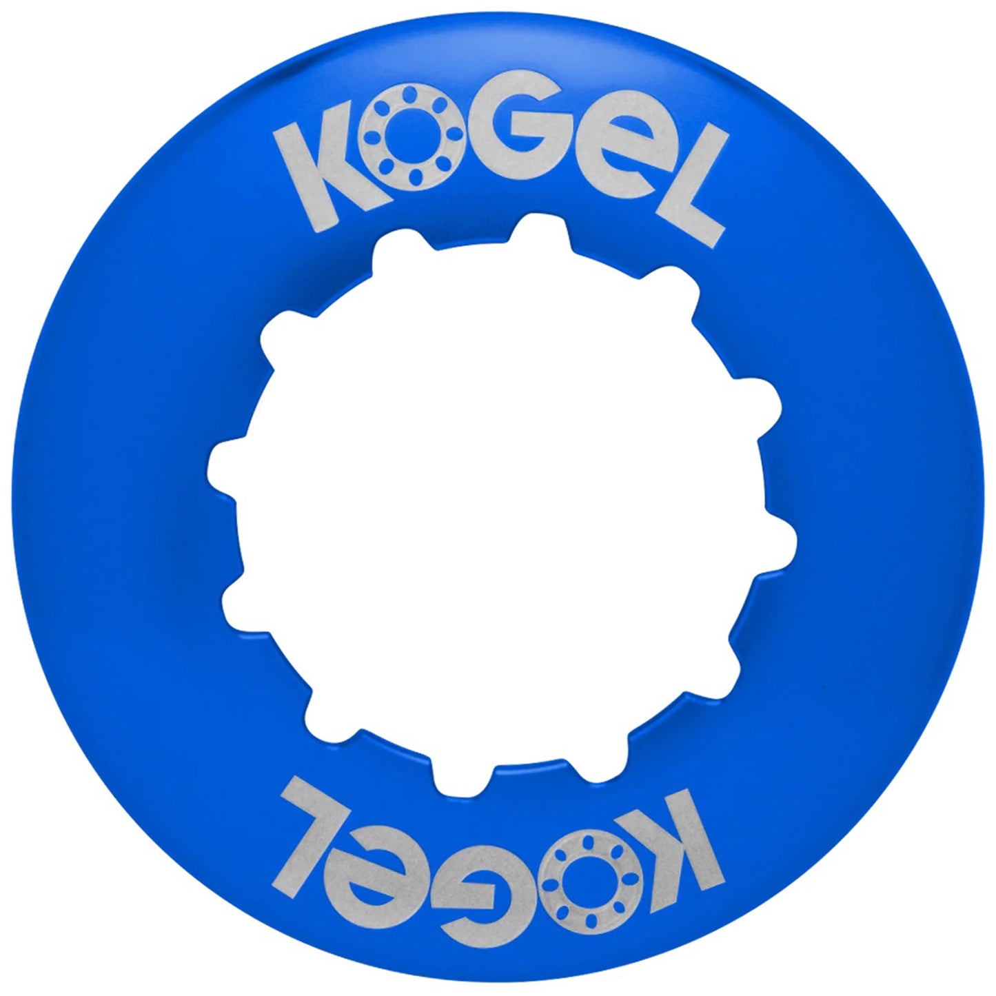 Kogel Bearings Center Lock Internal Spline Rotor Lockring Blue