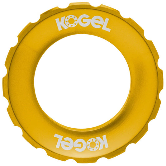 Kogel Bearings Center Lock Rotor Lockring Gold