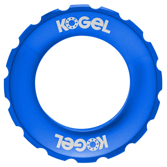 Kogel Bearings Center Lock Rotor Lockring Blue