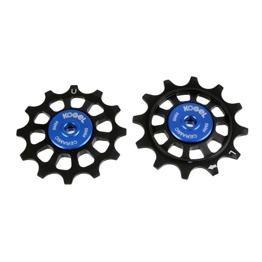 Kogel Bearings 12/12T Hybrid Ceramic Pulley Set Shim 11 Cross - Blk