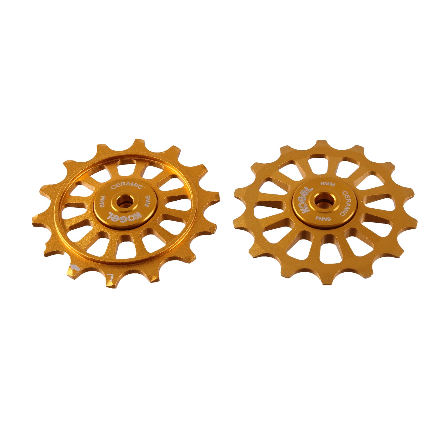 Kogel Bearings 14/14T Hybrid Ceramic Pulley Set SRAM 12 Cross - Gold