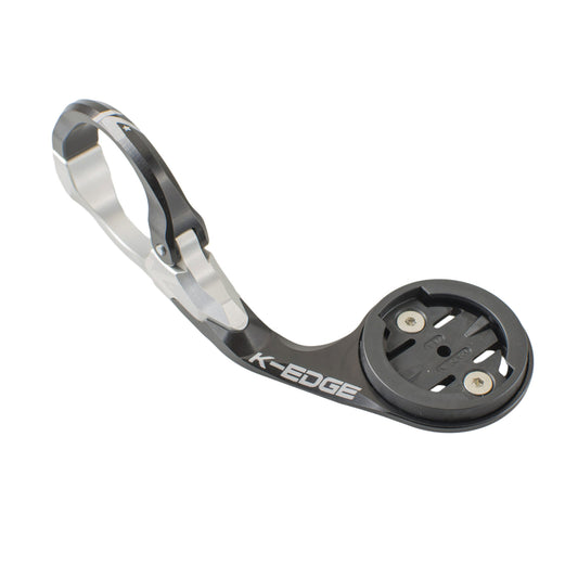 K-EDGE Garmin Race Handlebar Mount: 31.8mm Black/Silver