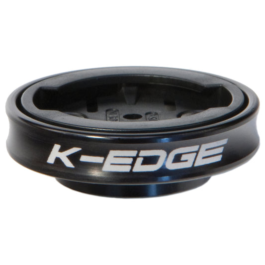 K-EDGE Gravity Cap Stem Mount for Garmin Quarter Turn Type Computers Black