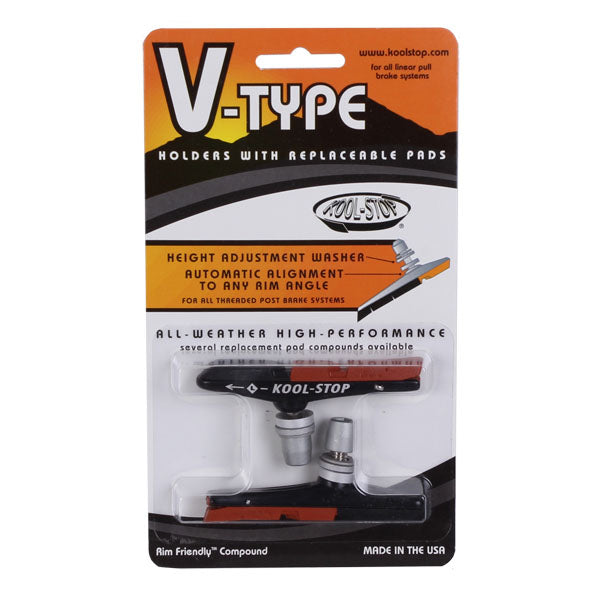 Kool Stop V-Type Pads Threaded - Dual