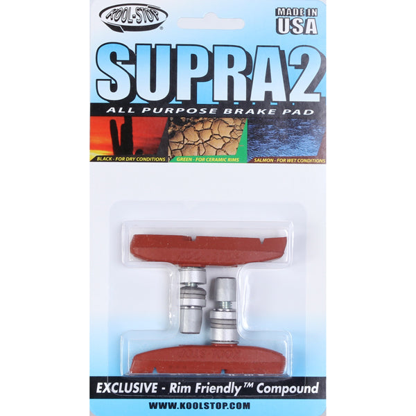 Supra 2 Pads, Threaded - Salmon Pr