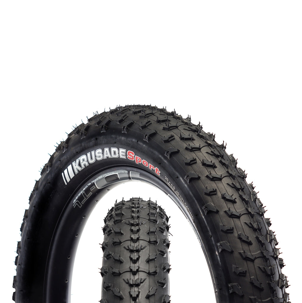 Krusade Tire, 20 x 4.0" -  Black
