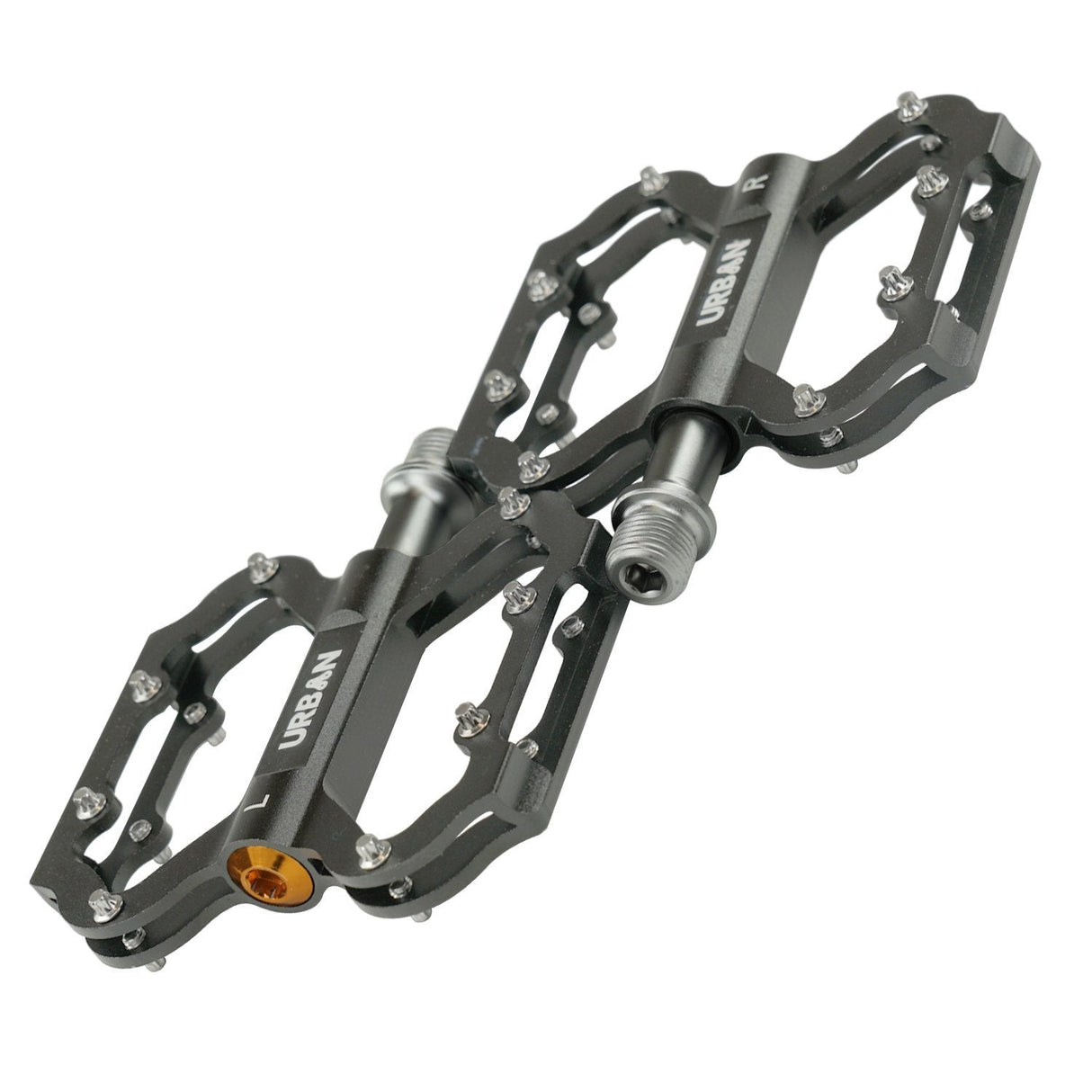 Lightweight Flat Platform MTB Pedals - Silver