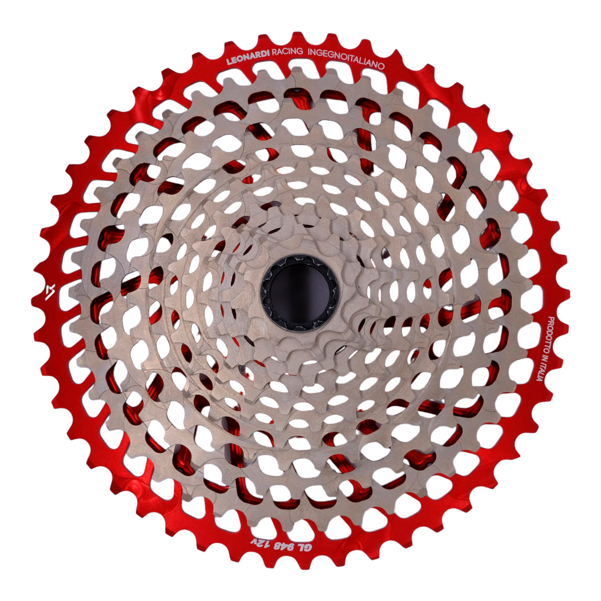 General Lee 12sp Cassette, 9-48t - Black/Red  NLS