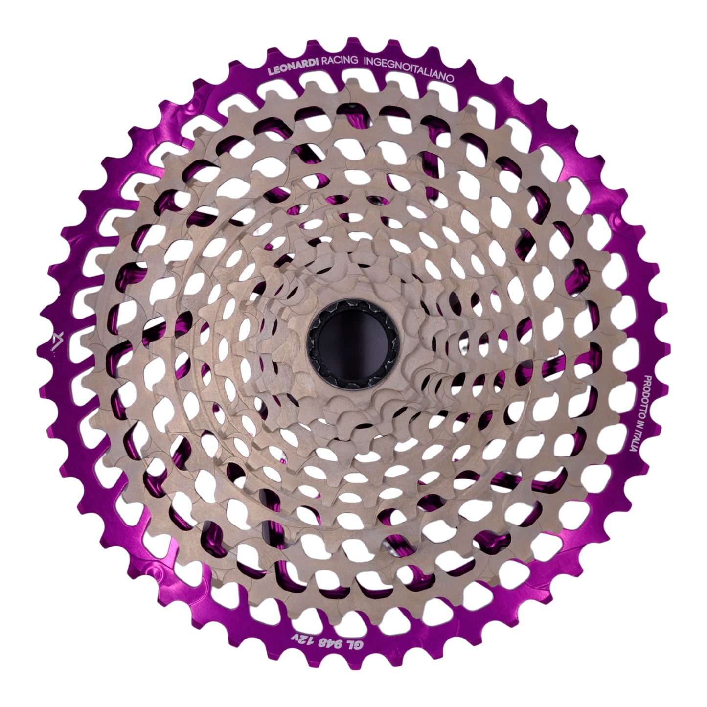 Leonardi General Lee 12sp Cassette 9-50t - Black/Purple