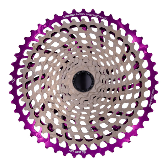 Leonardi General Lee 12sp Cassette 9-50t - Black/Purple